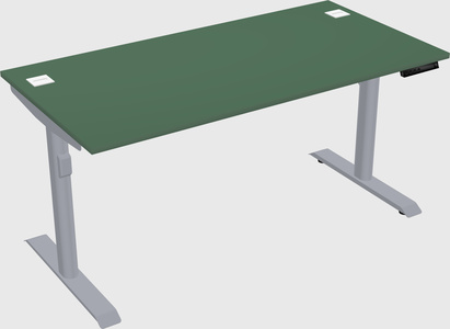 Dual motor electric desk