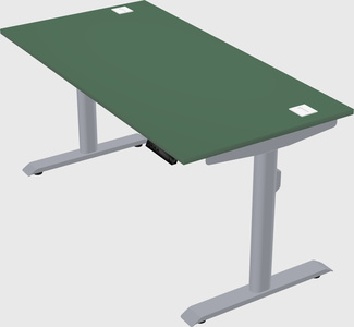 Dual motor electric desk
