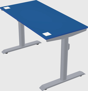 Dual motor electric desk