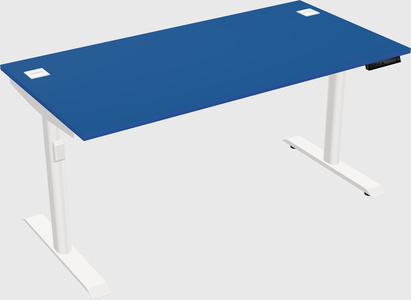 Dual motor electric desk