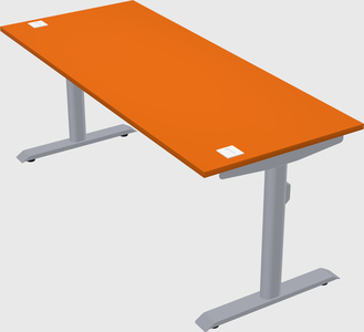 Dual motor electric desk