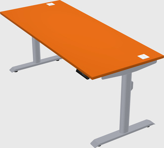 Dual motor electric desk