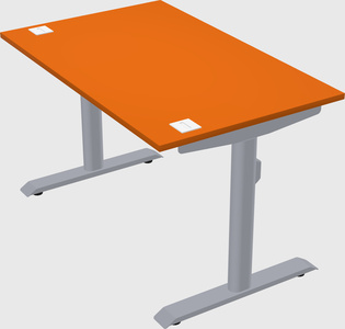 Dual motor electric desk