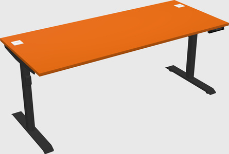 Dual motor electric desk