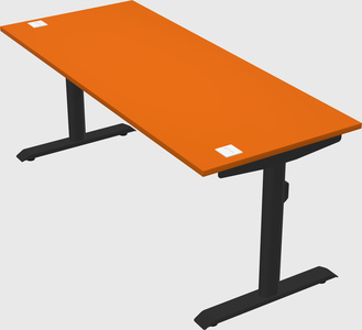 Dual motor electric desk