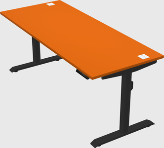 Dual motor electric desk