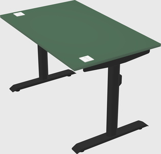 Dual motor electric desk