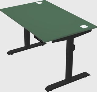 Dual motor electric desk
