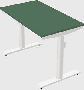 Dual motor electric desk
