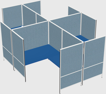 现代模块化四边形l型面板系统