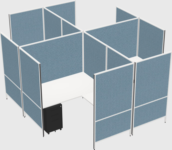 现代模块化四边形l型面板系统