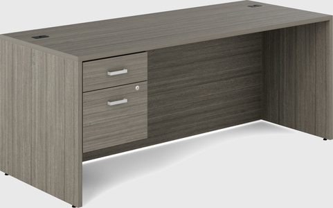 Straight office desk