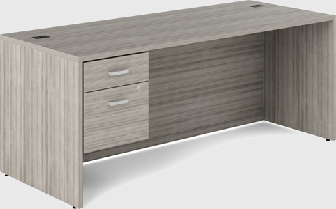 Straight office desk