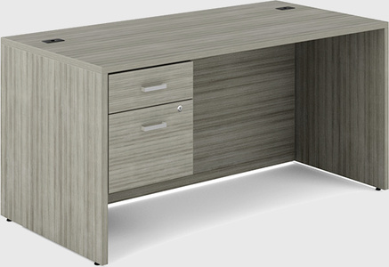 Straight office desk