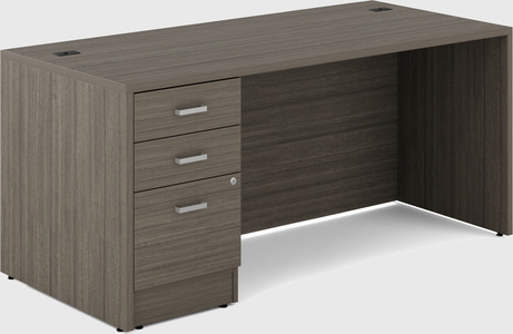 Straight office desk