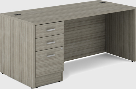 Straight office desk