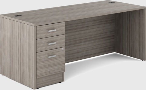 Straight office desk