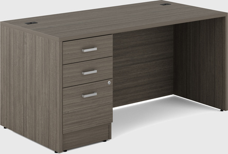 Straight office desk