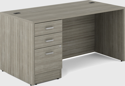 Straight office desk