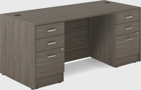 Straight office desk