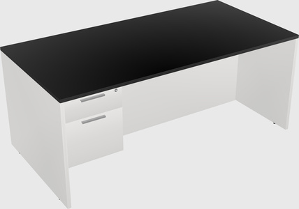 Rectangular desk