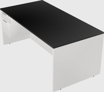 Rectangular desk