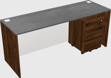 Rectangular desk