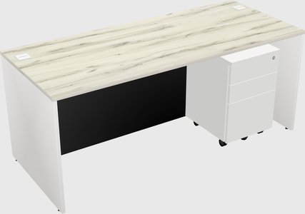 Rectangular desk
