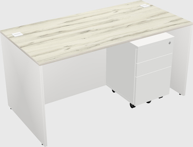 Rectangular desk