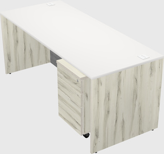 Rectangular desk