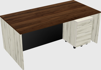 Rectangular desk
