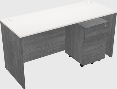 Rectangular desk