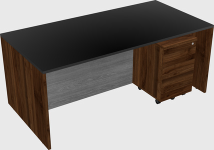 Rectangular desk
