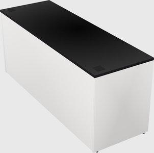 Rectangular desk