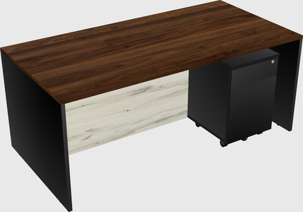 Rectangular desk