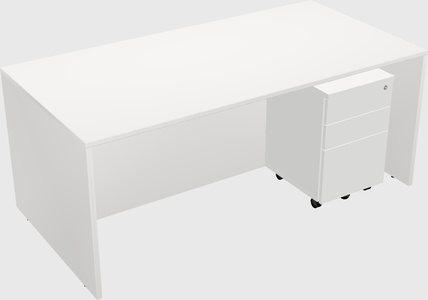 Rectangular desk