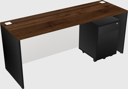 Rectangular desk