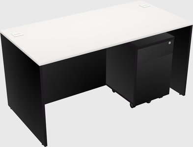Rectangular desk