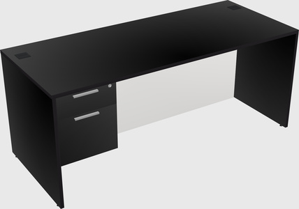 Rectangular desk