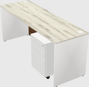 Rectangular desk