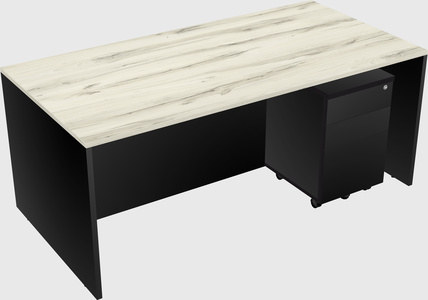 Rectangular desk