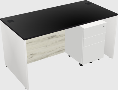 Rectangular desk