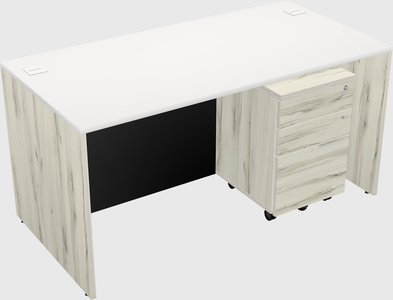 Rectangular desk