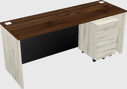 Rectangular desk