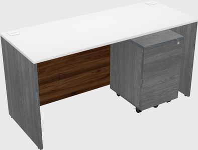 Rectangular desk