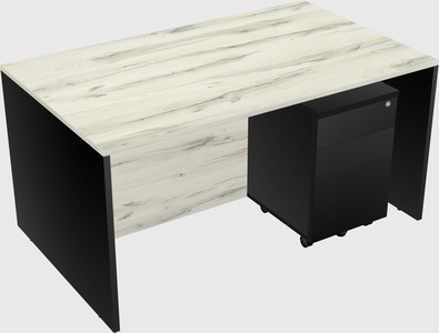 Rectangular desk