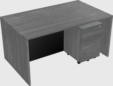 Rectangular desk