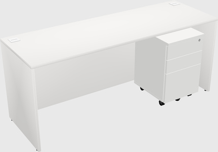Rectangular desk