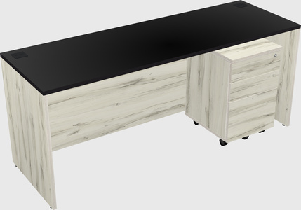 Rectangular desk