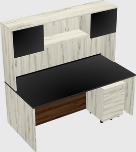 Rectangular desk